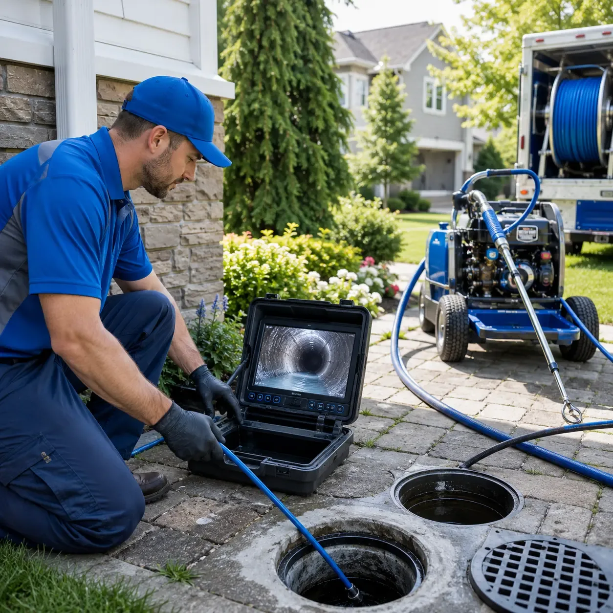 Outdoor drain cleaning professionals serving Hudsonville, MI