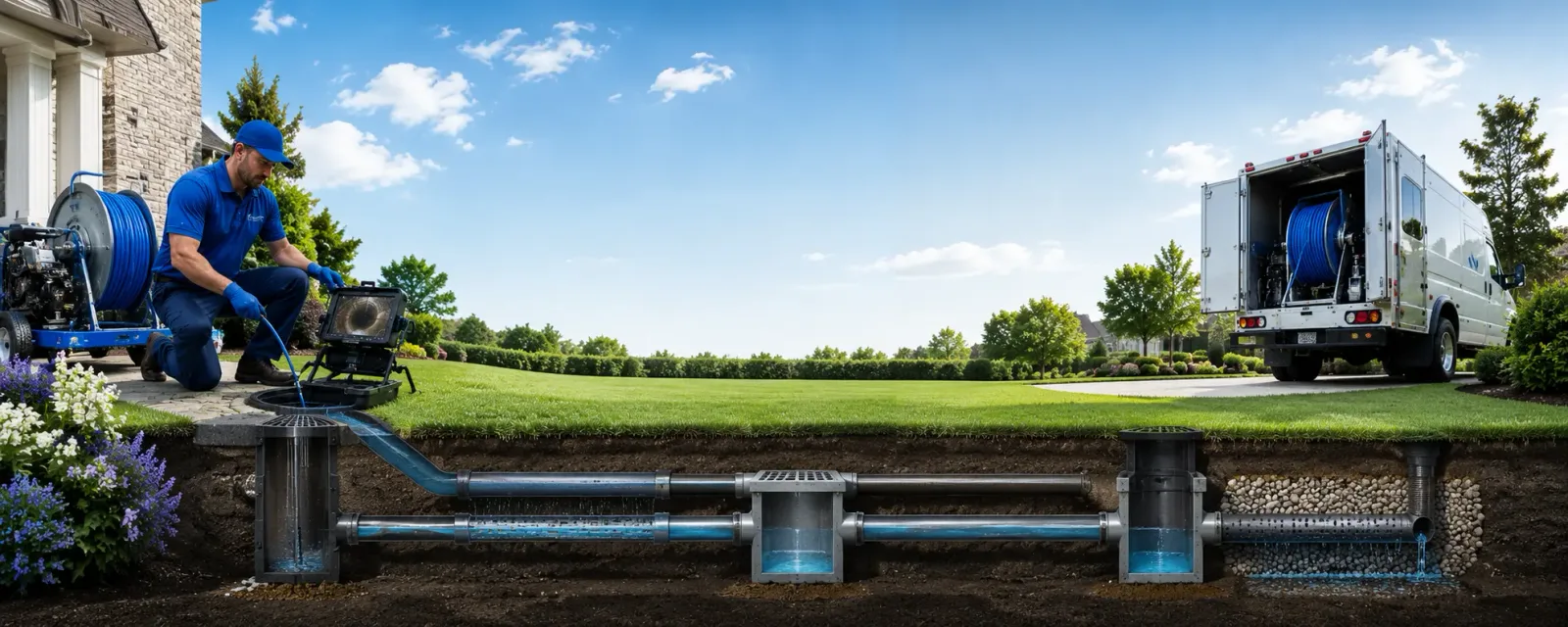 Outdoor drain cleaning information for Hudsonville, MI